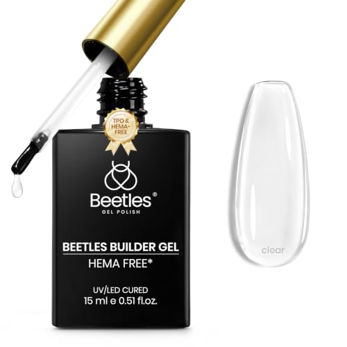 Image of Beetles Builder Gel for Nails Clear, 15ml HEMA & TPO-Free Gel Builder