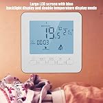 Programmable Thermostat, Digital LCD Thermostat Low Voltage Thermostat Gas Fireplace Thermostat Millivolt Thermostat Smart Temperature Controller 5A