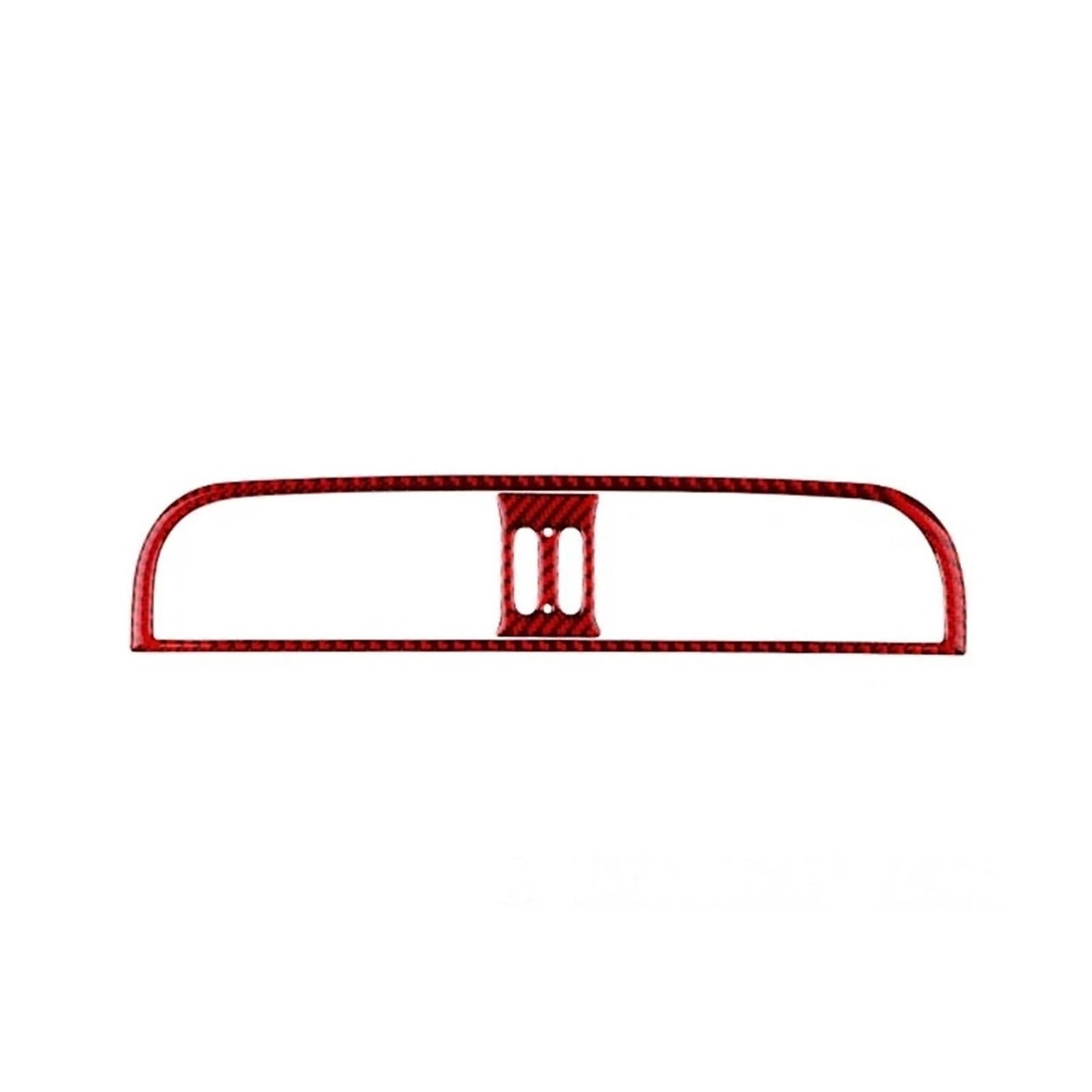 Oxwwrsfco Red Car Center Console Air Outletscompatible For Fiat 500 2008 2009-2014 2015, Fiat Abarth 595 2012 2013 2014 Real Soft Carbon Fiber Sticker(Red)
