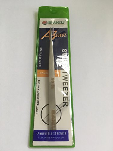 Mgs33 - Pinça ultra fina Baku SS Sa preta ou prateada