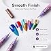 12 Colors Nail Art Pens Set, Nail Art Markers Nail Polish Pens for 3D Drawing Painting Liner Brush for DIY Nail Art Beauty Adorn Manicure Tools (Purple)