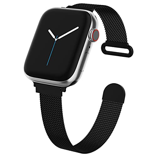 Slim Milanese Loop Band Compatible With Apple Watch Band 38Mm 40 Mm 41 Mm Women, Thin Narrow Stainless Steel Iwatch Strap, Metal Magnectic Replacement Strap For Apple Watch Series 7/6/5/4/3/2/1/Se #TOP6