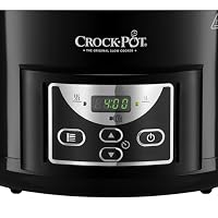 Crockpot Schongarer Slow Cooker | 4,7 l (bis zu 5 Personen) | programmierbare Zeitschaltuhr | Schwarz [SCCPRC507B] – Ansicht 5