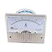 New Lon0167 Analog DC 0-5A Current Measuring Panel Amperemeter(Analog DC 0-5A Strommesspult Amperemeter
