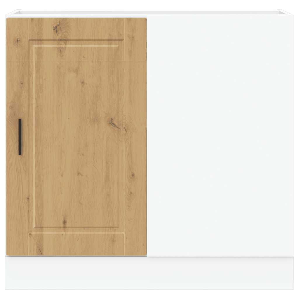 vidaXL Base da Cucina Porto Rovere Artigianale Legno Multistrato, Mobile Base lavello, lavello Cucina Base Mobile, Cucina Base Mobile