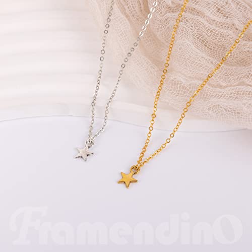 Framendino, 200 Pieces Mini Star Charms Star Shape Charm Star Pendant For Diy Jewelry Making And Crafting #TOP5