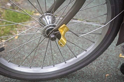 A C E Aluminium Hook for Brompton L-Mudguard Version Lightweight in Gold L-Hook-GOL