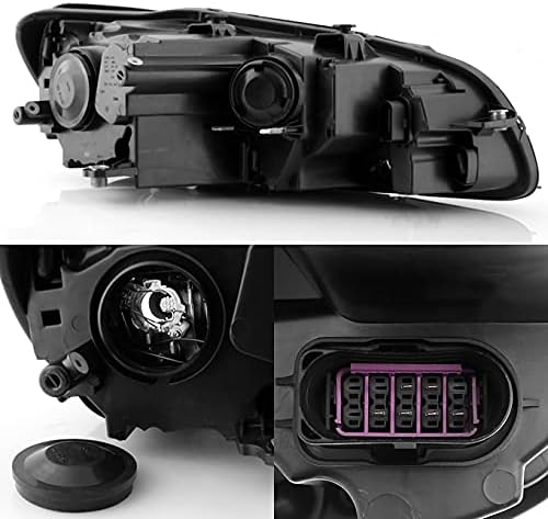 AKKON - For [Halogen Type] 2012 2013 2014 2015 VW Passat Headlights Lamp Left+Right Pair Set