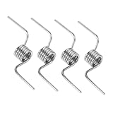 FRCOLOR 4pcs冷蔵庫のドアパーツスプリング冷蔵庫仕分けドアスプリング交換部品垂直ビームドアストッパー用の強度と安定性のスチールバネ