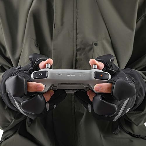 Guantes de vuelo para fotografía que evitan manos frías al usar drones 3