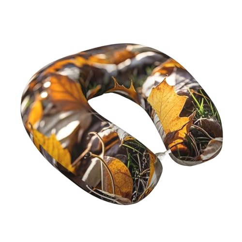 Almohada de espuma viscoelástica para cuello de viaje miniatura 6