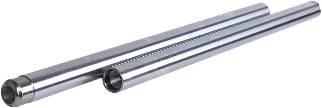 Fork Pipes Front Fork Inner Tubes Shock Pipes Silver For Suzuki GSX400F 1981 1982 33x590mm 51110-33210
