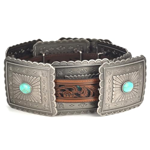 ARIAT Women's Turquoise Concho Western Belt2