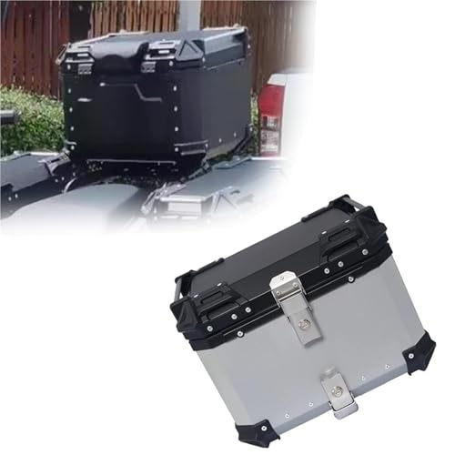 Coffre de Rangement Moto 45L Étanche et Anti-vol en Aluminium pour Honda CB500
