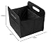 2 Stück Faltbare Kofferraumtasche schwarz hohe Tragkraft Polyester Klappbox Flexbox