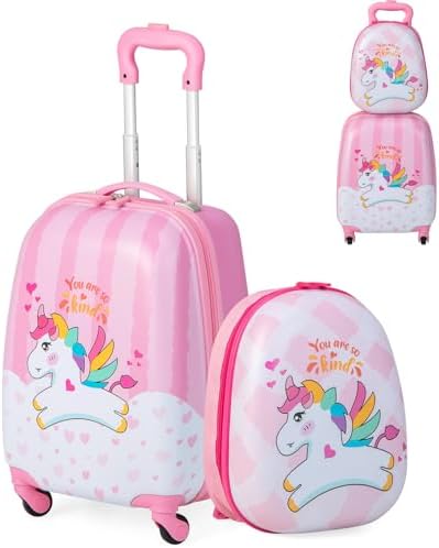 SOARS Juego de Maletas de Viaje Cabina para Niños, Juego Maletas ...