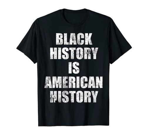 Black History Is American History Camiseta del mes de la historia negra Camiseta