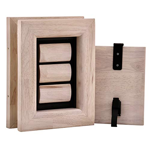 Extra Große Katzentür 20x19 Cm - Wetterfeste Katzenklappe Mit 4 Verriegelungsmodi