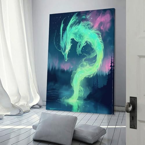 Décoration murale dragon affiche sur toile pour affirmer votre style