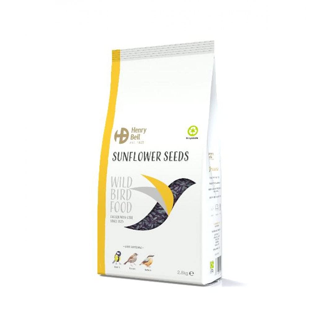 Henry Bell Black Sunflower Seeds, 2.8 kg