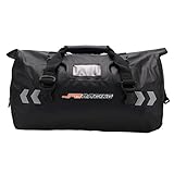 JFG RACING 40L Motorrad Gepäcktasche Wasserdicht Reflektierende Schwanz Duffle Tasche Gepäck Outdoor für Skifahren Reisen Wandern Camping Bootfahren Reiten Angeln