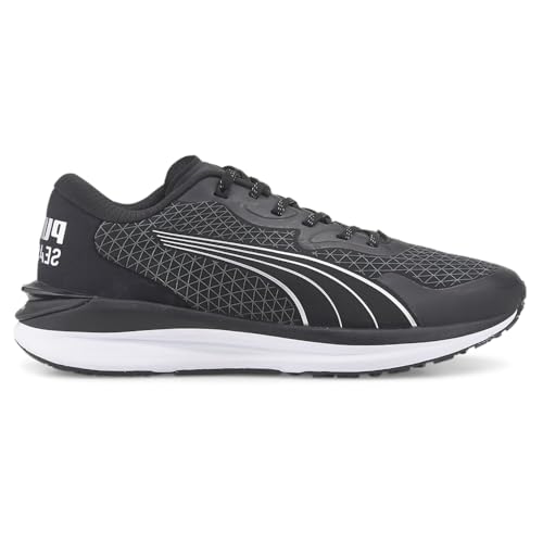 PUMA Womens Electrify Nitro 2 WTR Running Sneakers Shoes - Black