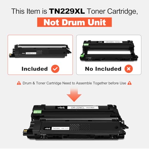 Image of TN229XL TN229 XL Black Toner Cartridge Compatible Replacement for Brother TN229XL TN-229XL to use with MFC-L3780CDW MFC-L3720CDW HL-L3280CDW HL-L3220CDW MFC-L3765CDW L3300CDW L3295CDW Printer, 2-Pack