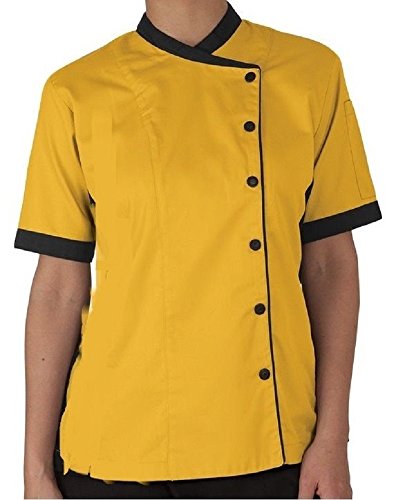ladies short yellow jackets