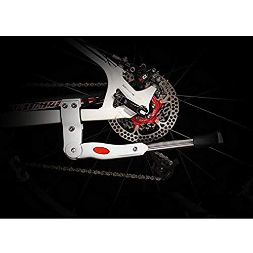 Sirwolf Adjustable Bicycle Kickstand For 24-29 Inch Bike Kickstand Mountain Bike Aluminium Alloy Premium Steel Kickstand Bicycle Riding Equipment (White) #TOP3