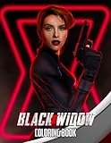  Black Widow Coloring Book: Perfect Coloring Book For Adults and Kids With Incredible Illustrations Of Black Widow For Coloring And Having Fun.