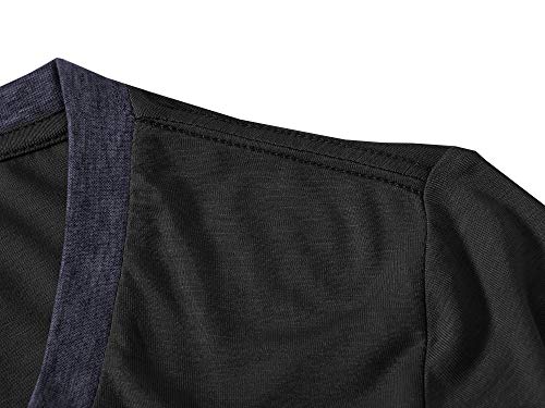 Mofiz Pajama Set Cotton For Women Sleepwear Capri Pajama Pants Pjs Lounge Set Short Top Black,2Xl #TOP5