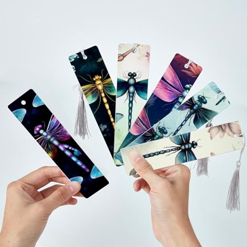 Marque-pages libellule : lot d'accessoires de lecture pour livres - 3