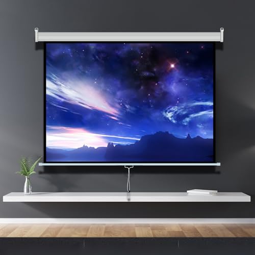 Pantalla de proyector manual 72 pulgadas 16:9