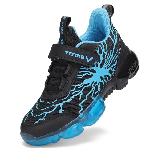 Image of VITUOFLY Boys Girls Sneakers Kids Mesh Lightweight Running Tennis Shoes