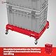 QBRICK SYSTEM Transportroller Rollbrett Transportbrett 120 kg Tragkraft ONE Transport Platform Workshop RED Ultra HD Rot 625 x 503 x 160 mm