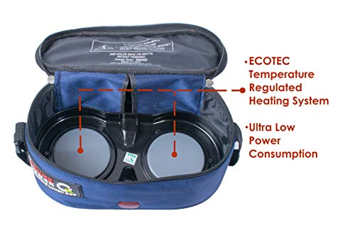 Image of Ecoline Q4, Electric Lunch Box,Capacity 1400ml (Blue)