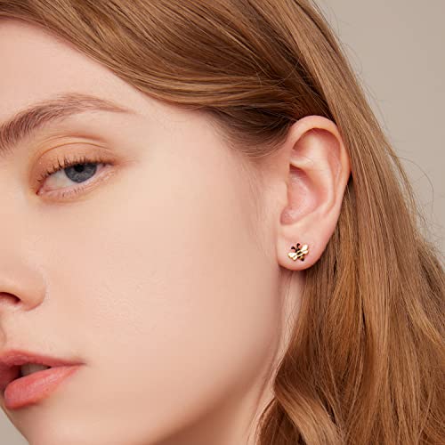 925 Sterling Silver Animal Stud Earrings Hypoallergenic for Girls Bee Cat Dog Paw Earrings Hypoallergenic Tiny Lightweight Earring for Women Girls…3