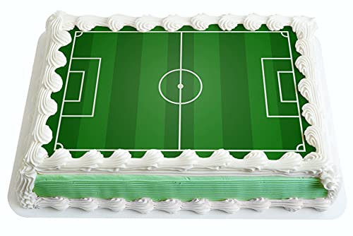 Pastel Italiano - Campo de Futbol Oblea - 20x30 Cm. - comestible para decoración de tartas