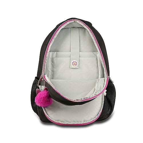 Coleção Jeans Rebecca Bonbon Mochila E Estojo RB 36 Elásticos Infantil Com Copo 550 Mls