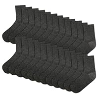 A2Z 4 Kids Boys Girls Pack Of 12 Back to School Kids Cotton Rich Plain Ankle School Socks Age 2-3 Years UK Shoe Size (6-8.5), 3-6 Years (9-12), 6-9 Years (12.5-3.5), 10-14 Years (4-5.5)