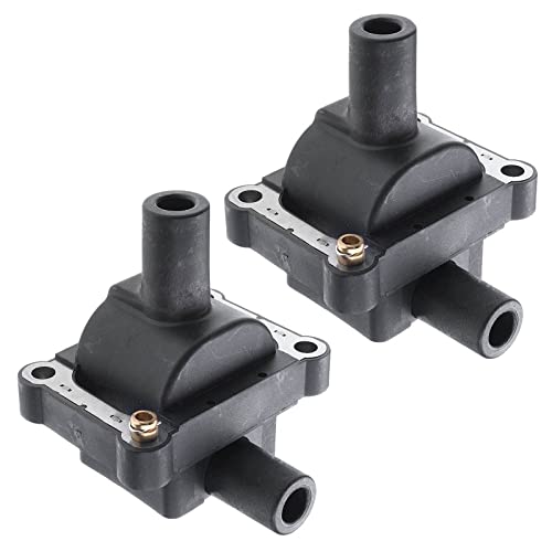 2x Zündspule Zündkerze für A124 A208 C124 C208 Korando Kyron Musso R129 R170 Rexton Rodius S124 S202 S210 Sprinter 2-T 3-T 4-T Vito W124 W140 W163 W202 W210 W463 1991-2010