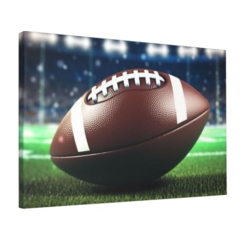 Impression sur toile football américain de qualité artistique supérieure JHLMN