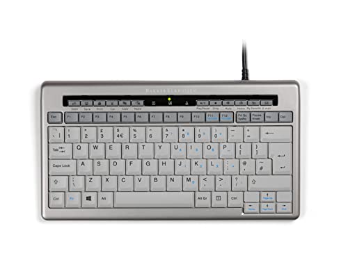 Bakker Elhuizen BNES840DUK Clavier PC Argent/Blanc