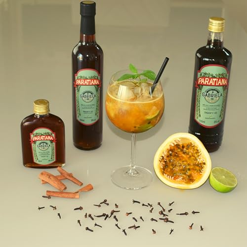 Kit 2 Cachaças Gabriela Paratiana 500 ml Artesanal Premium Premiada Paraty Destilada Presente Jorge