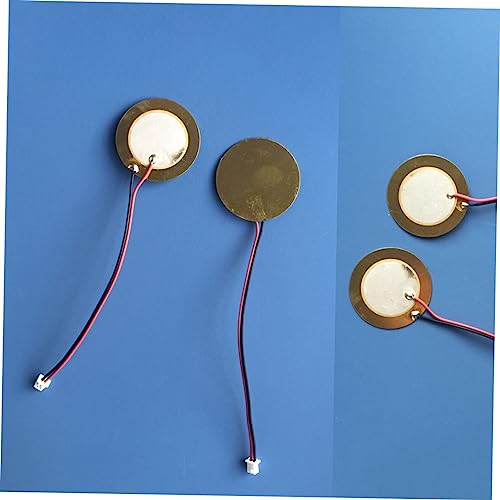 SUPVOX 27mm Piezo Disc Diaphragm Elements Buzzer Sheet Thin Light Piezoelectrico for Guitar Acoustic Instruments
