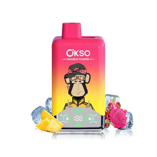 �y60000��z���\�zOKSO Double Flavor �d�q�^�o�R �g���̂� 1�{��2�t���[�o�[�ؑ� LED�f�B�X�v���C���� 650��Ah��e�� �x�C�v�G���W�� VAPE �x�C�v �{�� type-C�[�d�� �V�[�V�� ���� �����^�� �����C�^�o�R �։�