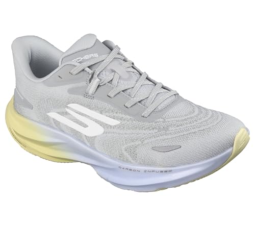Skechers Skx Aero Spark Chaussures de Running Chaussure de Running sans stabilisateurs Femmes Gris Clair - Gray Textile/Multi Trim 38