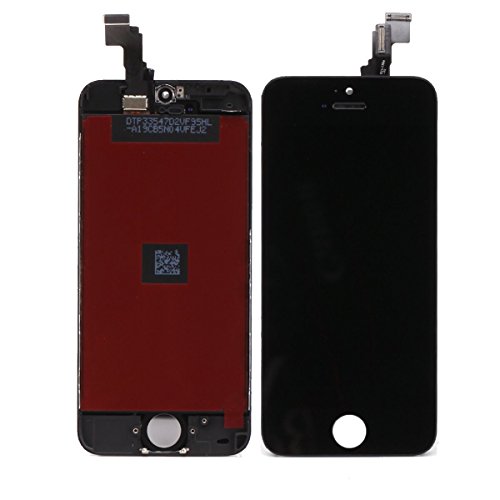 iPhone 5C Screen Replacement Full Set for LCD Touch Screen Digitizer & LCD Display Retina Assembly for iPhone 5C Black
