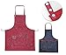 Facón Professional Leather Hair Cutting Hairdressing Barber Apron Cape for Salon Hairstylist - Multi-use, Adjustable with 6 pockets - Heavy Duty Premium Quality - Limited Edition - 28