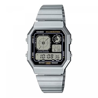 Casio Collection A130WE-1AEF Orologio in resina e acciaio
